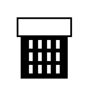 シンプルな建物のイラスト