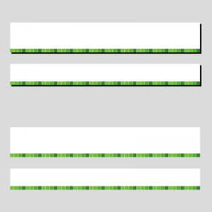 緑色のタイル柄のボトムテロップセットのイラスト素材