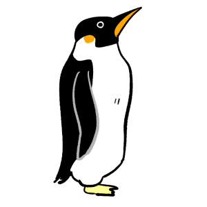 エンペラーペンギンのイラスト