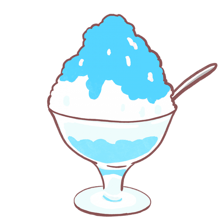  かき氷イラストのかわいい手書き無料フリー素材まとめ - ONWAイラスト Bildidee 