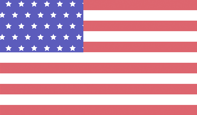 アメリカ合衆国 Usa 国旗をイメージしたイラスト Onwaイラスト