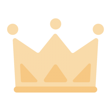 シンプルな王冠のイラスト