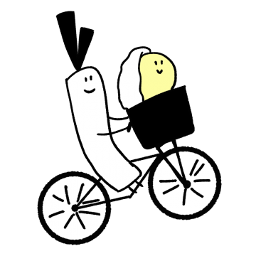 自転車のかわいい手書きイラスト無料フリー素材まとめ Onwaイラスト