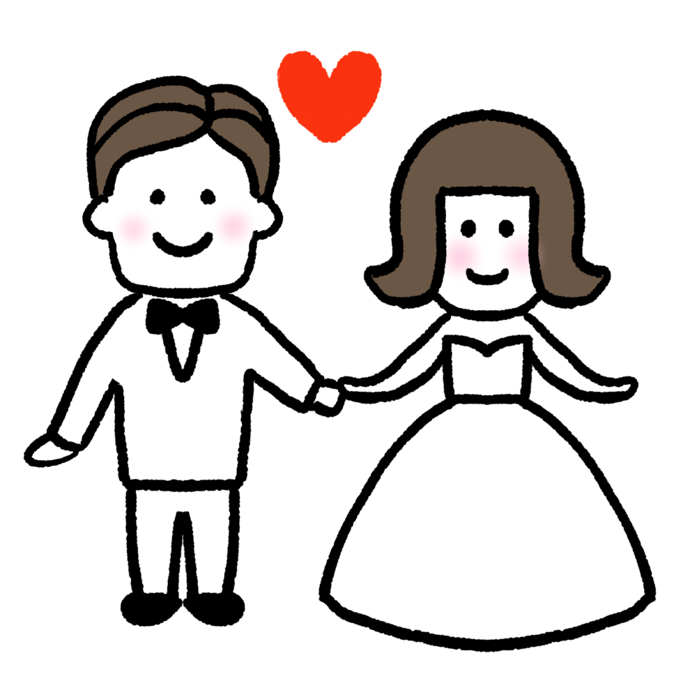 結婚のアイコン風イラスト Onwaイラスト