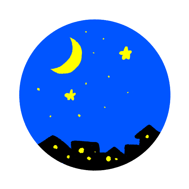 工場夜景のイラスト Onwaイラスト