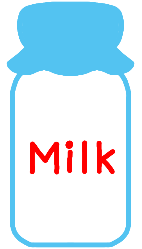 牛乳瓶のイラスト