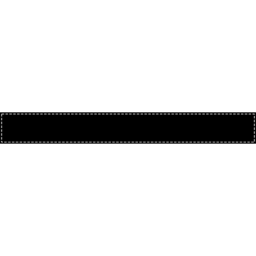 黒い背景に白い波線のふちがあるボトムテロップのイラスト