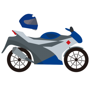 バイクのイラストまとめ 無料フリー素材で使えるかわいい手書きも Onwaイラスト