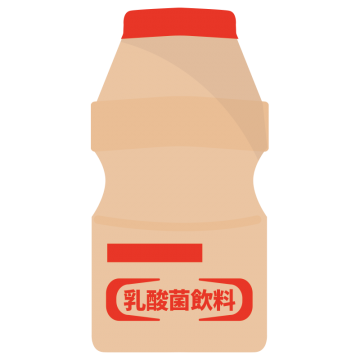 乳酸菌飲料のイラスト