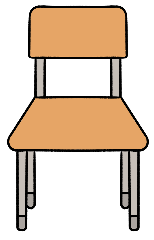 学校の椅子のイラスト Onwaイラスト