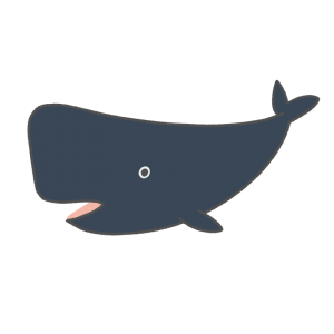 マッコウクジラのイラスト