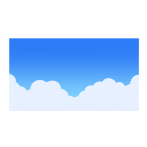 青空と雲のイラスト