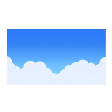 青空と雲のイラスト