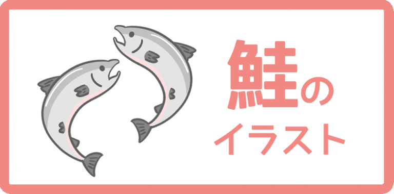鮭のイラスト