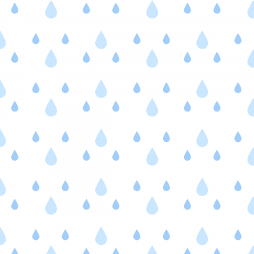 背景白の雨模様パターンのイラスト