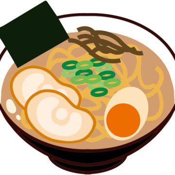 博多ラーメンのイラスト