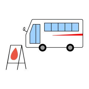 献血者のイラスト