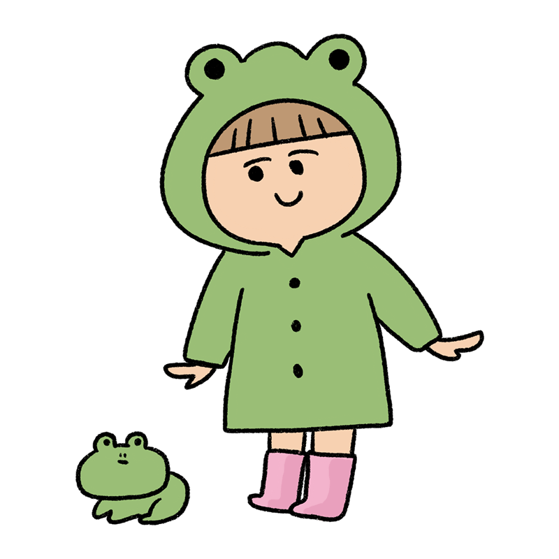 カエルとカッパ