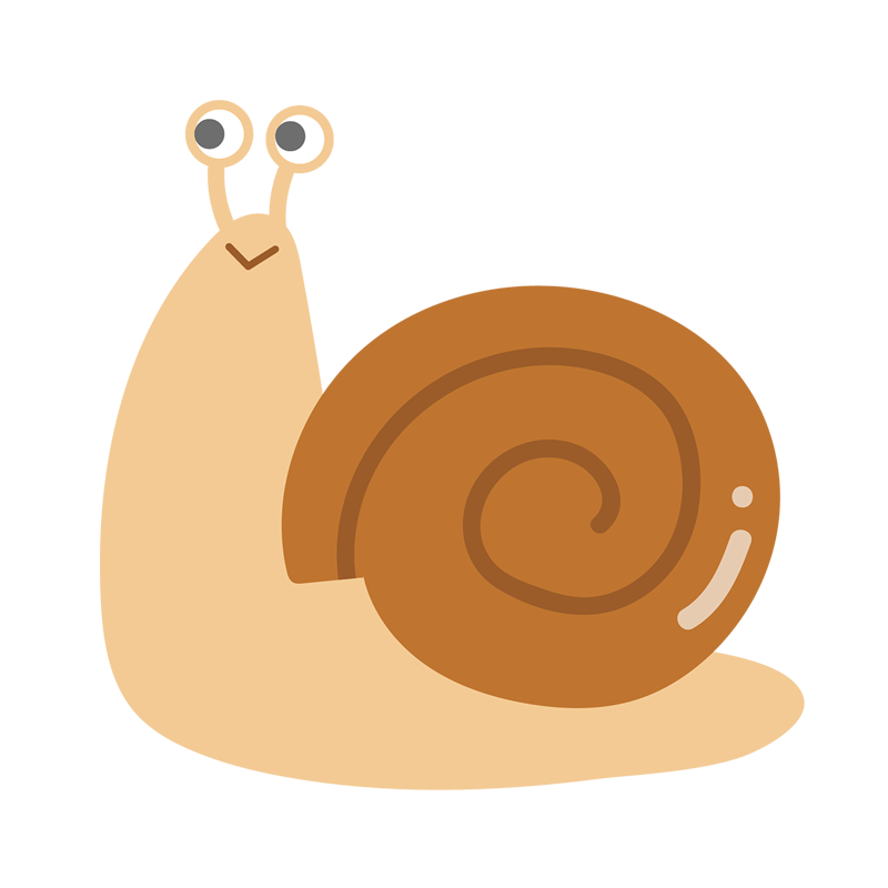 かたつむりのイラスト - ONWAイラスト