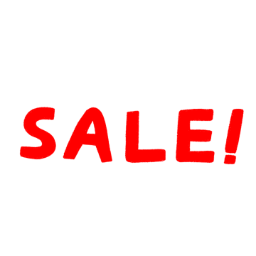 「SALE」の文字のイラスト