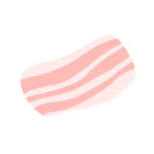 豚バラ肉のイラスト