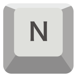 Nキーのイラスト