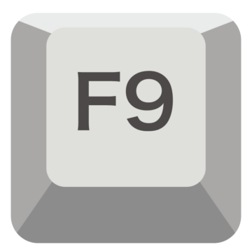 F9キーのイラスト