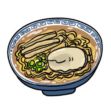 高山ラーメンのイラスト