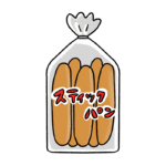 スティックパンのイラスト