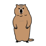 マーモットのイラスト