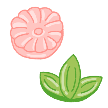 落雁のイラスト