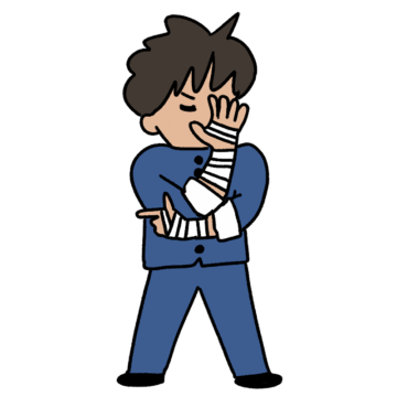 厨二病のイラスト